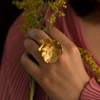 Anillo Orquidea Dama Danzante